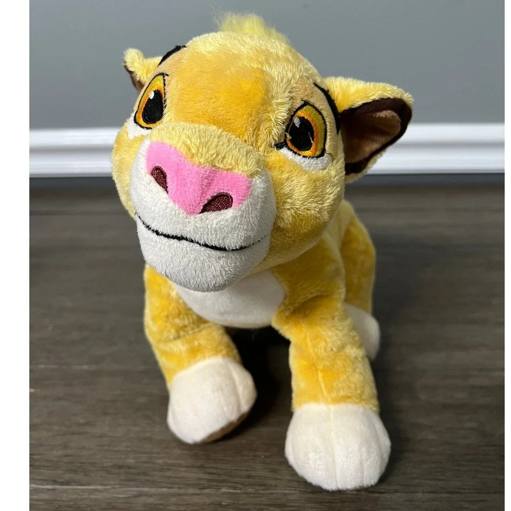 Disney Lion King Young Simba‎ Plush Stuffed Animal Toy Yellow Cub Kid's